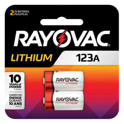 Lithium Batteries, 123, 3 V Ontario Packaging