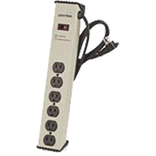 Surge Protector Strip, 6 Outlets, 900 J, 1500 W, 6' Cord Ontario Packaging