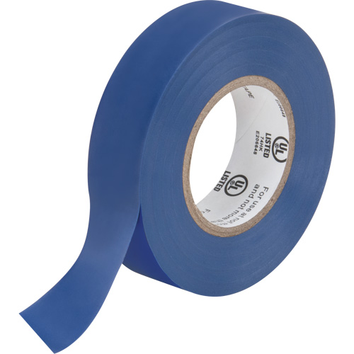 Electrical Tape, 19 mm (3/4") x 18 M (60'), Blue, 7 mils Ontario Packaging