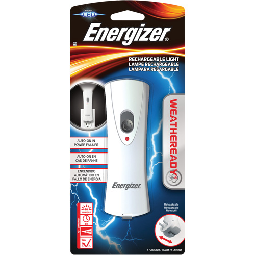 Lampe de poche Weatheready, DEL, 40 lumens, Piles Rechargeable Ontario Packaging