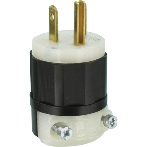 Hospital Grade Extension Plug, Nylon, 20 Amps, 125 V Ontario Packaging