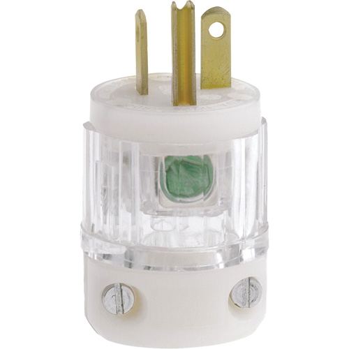 Hospital Grade Extension Plug, Nylon, 20 Amps, 125 V Ontario Packaging