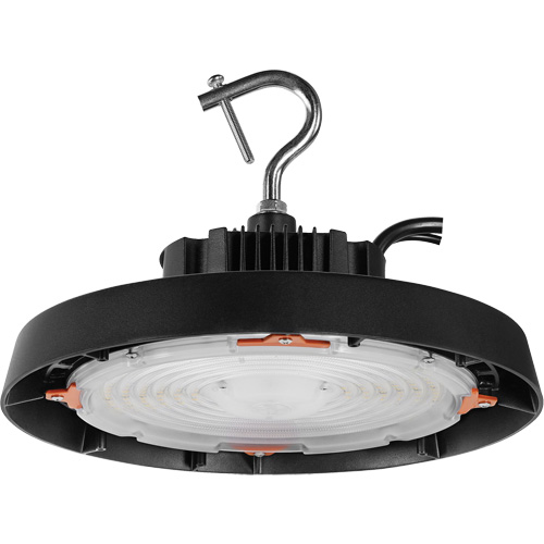 UFO High Bay Light, LED, 120 - 347 V, 100 W, 7.3" H x 11" W Ontario Packaging