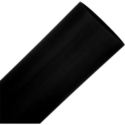 Black Heat Shrink Tubing, Thin Wall, 100', 0.75" (19.05 mm) - 1.5" (38.1 mm) Ontario Packaging