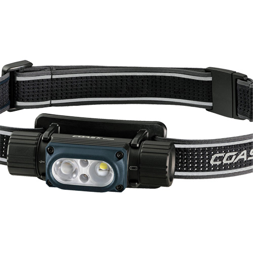 Lampe frontale ultra lumineuse &agrave; alimentation double &eacute;tanche &agrave; l'eau WPH30R, DEL, 1000 lumens, piles Rechargeable Ontario Packaging