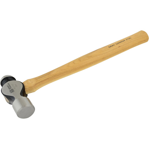 Ball Pein Hammer, 32 oz. Head Weight, Plain Face, Wood Handle Ontario Packaging