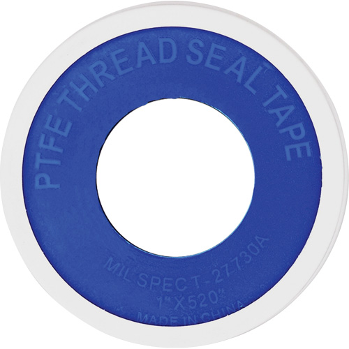 PTFE Thread Tape, 520" L x 1" W, White Ontario Packaging