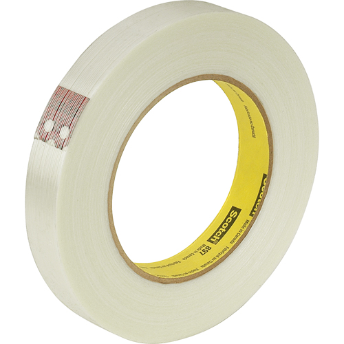 Scotch&reg; 897 Filament Tape, 5 mils Thick, 12 mm (47/100") x 55 m (180')  Ontario Packaging