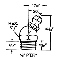 Fitting, 1/8" Thread Ontario Packaging