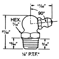 Fitting, 1/8" Thread Ontario Packaging