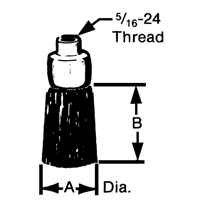 Brosses plates, rondes ou Roto Ontario Packaging