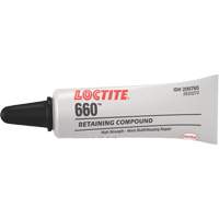 Quick Metal 660 Press Fit Repair Retaining Compound, 6 ml, Tube, Silver Ontario Packaging