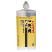 E-60NC™ Electrically Non-Corrosive Structural Adhesives, 400 ml, Dual Cartridge, Two-Part, Black AF096 | Ontario Packaging