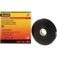 Scotch&reg; Vinyl Electrical Tape, 19 mm (3/4") x 33 m (108'), Black, 10 mils Ontario Packaging