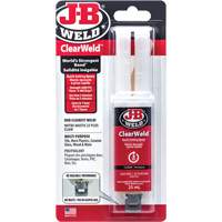 ClearWeld Adhesive, 25 ml, Syringe, Two-Part, Clear AG588 | Ontario Packaging