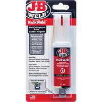 KwikWeld Adhesive, 25 ml, Syringe, Two-Part, Grey AG589 | Ontario Packaging