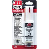 Adh&eacute;sif MinuteWeld, 25 ml, Seringue, Deux composants, Transparent Ontario Packaging