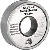 Nickel Anti-Seize Tape, 590" L x 1/2" W, Silver AG665 | Ontario Packaging