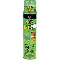 Touch 'n Foam&reg; Max Fill Triple Expanding Sealant, 566 g, Aerosol Can, Cream Ontario Packaging