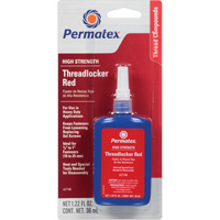 Threadlocker, Red, High, 36 ml, Bottle AH117 | Ontario Packaging