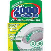 D&eacute;tergent pour cuvette de toilette 2000 Flushes avec agent de blanchiement, 35 g, Tampon Ontario Packaging