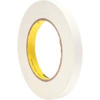 Ruban imprimable platScotch 256, 12 mm (1/2") x 55 m (180'), Blanc Ontario Packaging