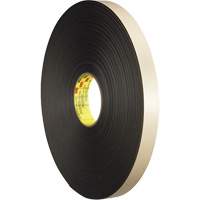 Double-Coated Foam Tape, 66 m (216') L x 12.7 mm (1/2") W, 31 mils, Polyethylene Ontario Packaging