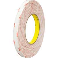 Ruban double face en textile 9456, 25,4 mm (1") x 66 m (216'), Transparent Ontario Packaging