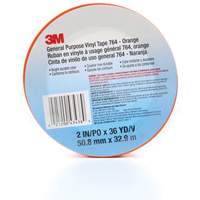 Ruban en vinyle pour travaux g&eacute;n&eacute;raux 764, 50,8 mm (2") la x 32,9 m (108') lo, 5 mils, Orange Ontario Packaging