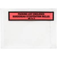 Packing List Envelope, 5-1/2" L x 4-1/2" W, Endloading Style Ontario Packaging