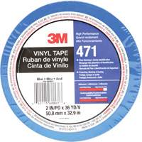 471 Vinyl Tape, 50.8 mm (2") W x 32.9 m (108') L, 5.2 mils, Blue Ontario Packaging