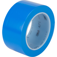 471 Vinyl Tape, 50.8 mm (2") W x 32.9 m (108') L, 5.3 mils, Blue Ontario Packaging
