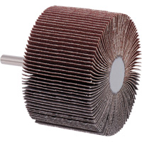 Mounted Flap Wheel, A80 Grit, 3" x 2" x 1/4" Ontario Packaging