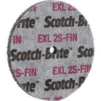 Meule homog&egrave;ne Scotch-Brite EXL, 3" x 1/2", Arbre de 1/4" Ontario Packaging