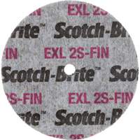 Meule homog&egrave;ne Scotch-Brite EXL, 3" x 1/2", Arbre de 1/4" Ontario Packaging