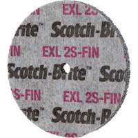 Meule homog&egrave;ne Scotch-Brite EXL, 3" x 1/2", Arbre de 1/4" Ontario Packaging