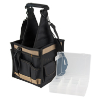 Tool Pouches, Canvas, 25 Pockets, Black Ontario Packaging