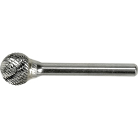 Solid Carbide Burr, SD-11, 1/8" Dia., 1/4" Shank, 3/32" Depth of Cut Ontario Packaging