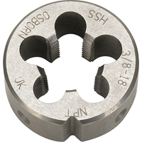 Fili&egrave;re &agrave; tuyaux, Filet de 1/8"-27, Acier rapide Ontario Packaging
