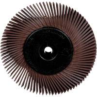 Brosses radiales bristle pour meuleuses d'&eacute;tabli, Grain 36X, 6" dia. Ontario Packaging