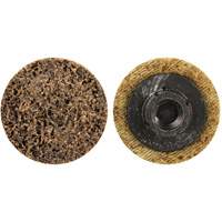 Disque de pr&eacute;paration de surface &agrave; remplacement rapide, 1" dia., Grain Cors&eacute;, Oxyde d'aluminium Ontario Packaging