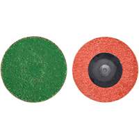 Zirc Plus Quick-Change Cloth Disc, 2" Dia., 40 Grit, Zirconia Alumina Ontario Packaging