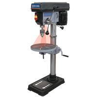 Drill Presses With Laser, 13", 5/8" Chuck, 3670 RPM BV666 | Ontario Packaging