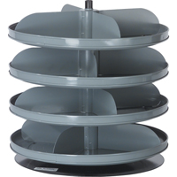 Modules de stockage Rotabin, 60 lb Capacit&eacute; par niveau, 4 Niveau(x), 18-1/2" ha x 17" dia Ontario Packaging
