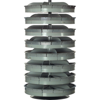 Modules de stockage Rotabin, 500 lb Capacit&eacute; par niveau, 5 Niveau(x), 38" ha x 28" dia Ontario Packaging