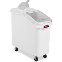 Mobile Ingredient Bins with Sliding Lid, 2.75 cu. ft. Capacity, 28" H x 13-13/100" W x 29-1/4" D Ontario Packaging