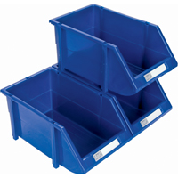 Bac empilable & &agrave; suspendre, 4-13/16" la, 3-3/16" h x 7-1/8" p, Bleu Ontario Packaging