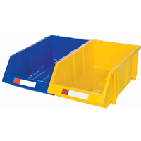 Stack & Hang Bin, 11-13/16" W x 7" H x 17-11/16" D, Yellow Ontario Packaging
