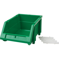 Stack & Hang Bin, 4-13/16" W x 3-3/16" H x 7-1/8" D, Green Ontario Packaging