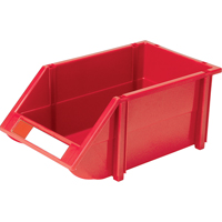 Stack & Hang Bin, 8-3/16" W x 6-3/16" H x 14" D, Red Ontario Packaging